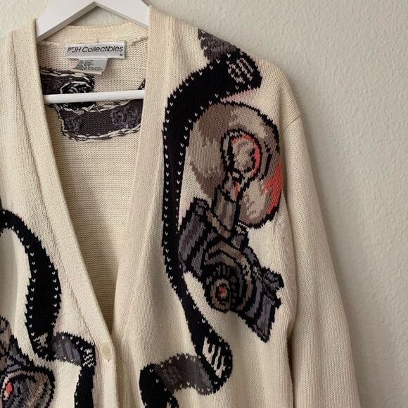 Vintage Camera Cardigan - Picture 6 of 14